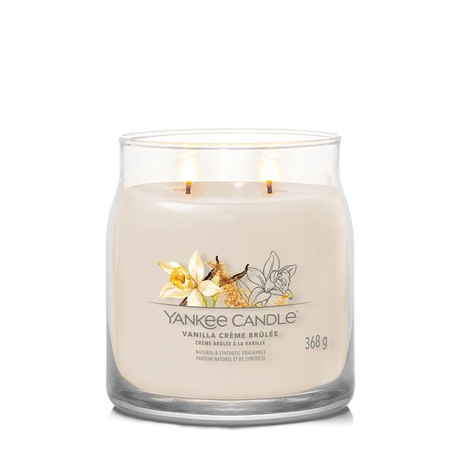 Yankee Candle Vanilla Crème Brûlée - Signature Medium Jar