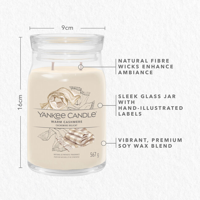 Yankee Candle Warm Cashmere - Signature Large Jar