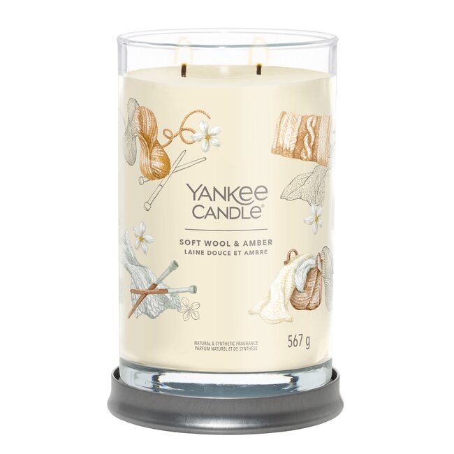 Yankee Candle Soft Wool & Amber -  Signature Large Tumbler