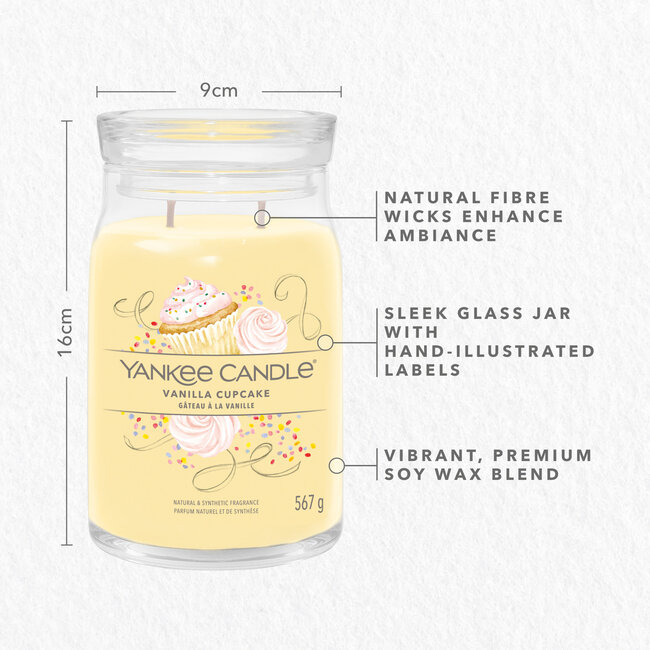 Yankee Candle Vanilla Cupcake - Signature Large Jar