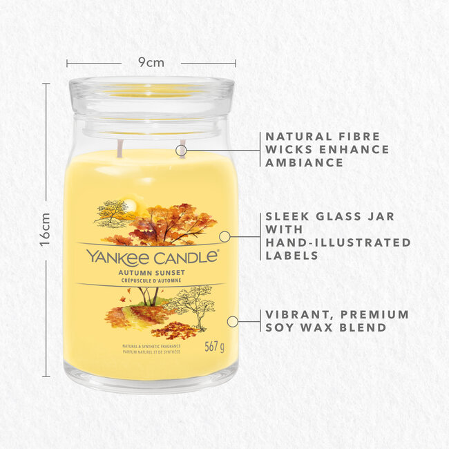 Yankee Candle Autumn Sunset - Signature Large Jar