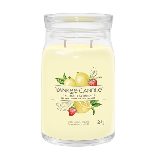 Yankee Candle Iced Berry Lemonade - Signature Large Jar