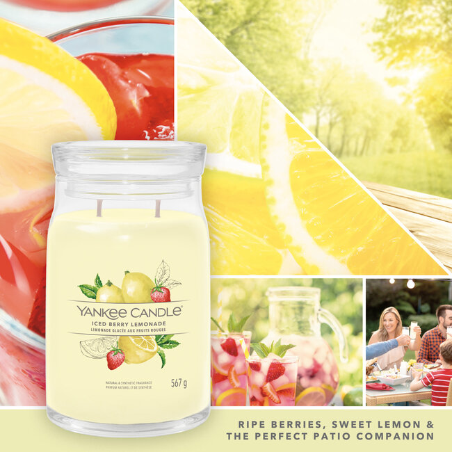 Yankee Candle Iced Berry Lemonade - Signature Large Jar