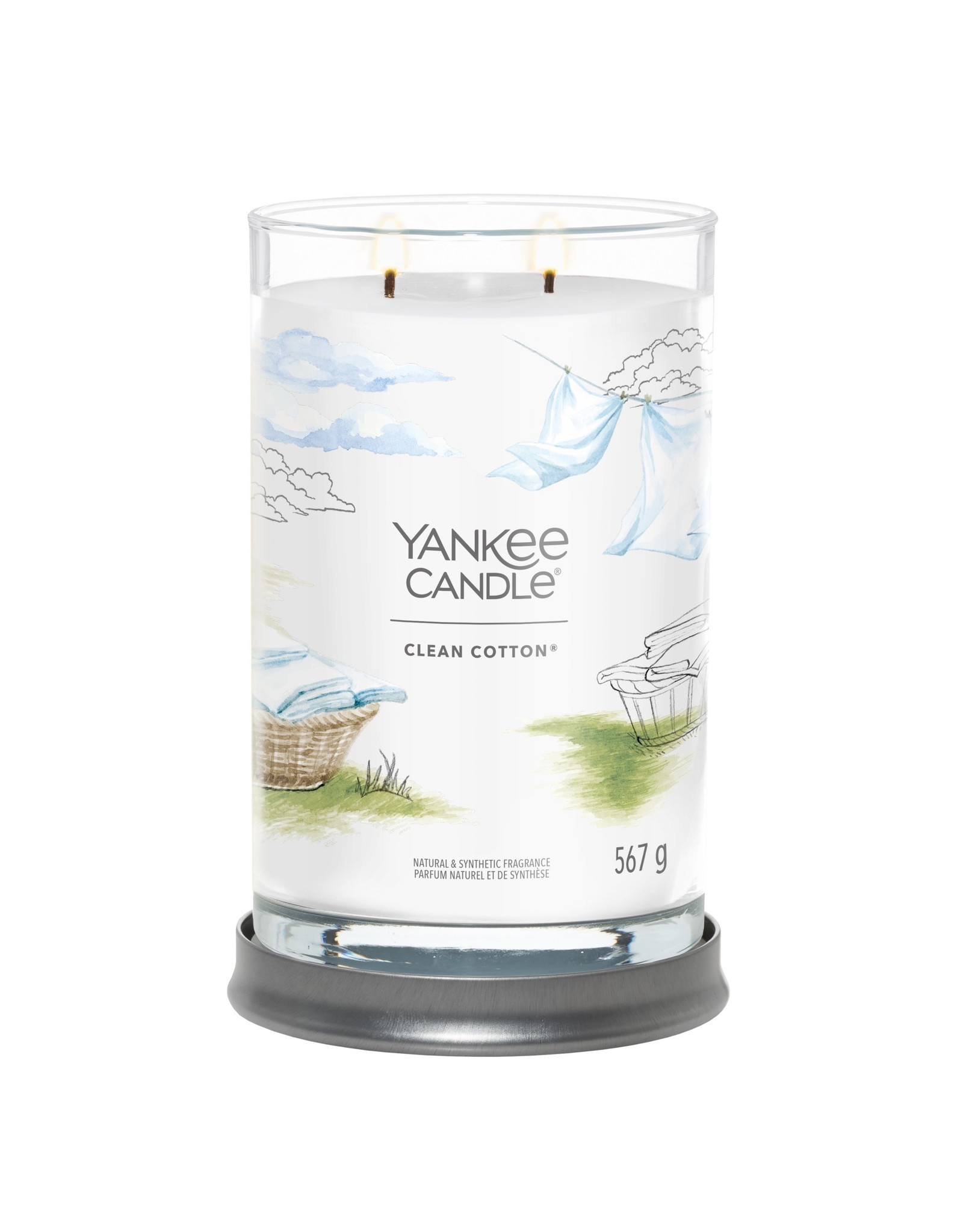 Yankee Candle Clean Cotton -  Signature Large Tumbler