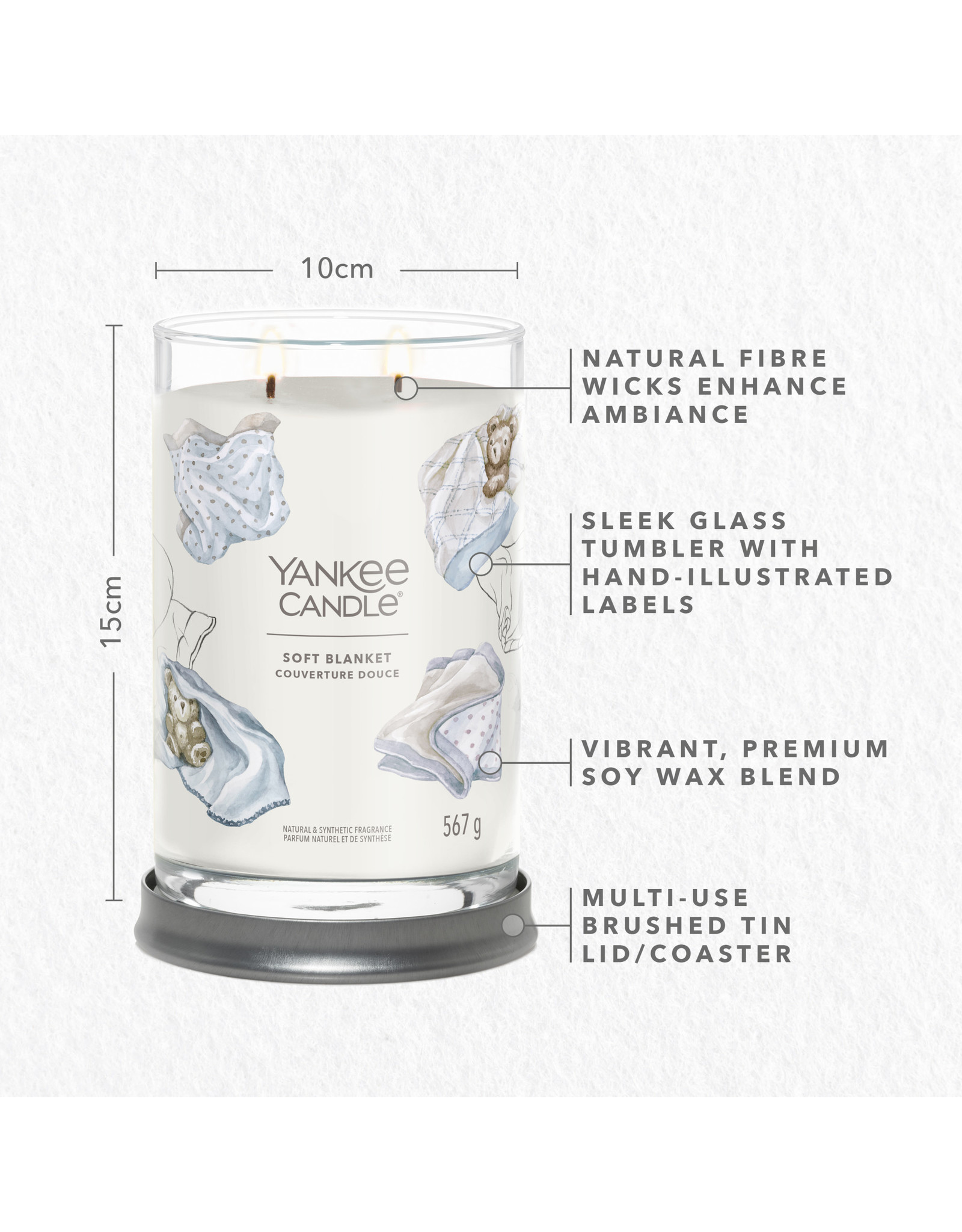 Yankee Candle Soft Blanket -  Signature Large Tumbler