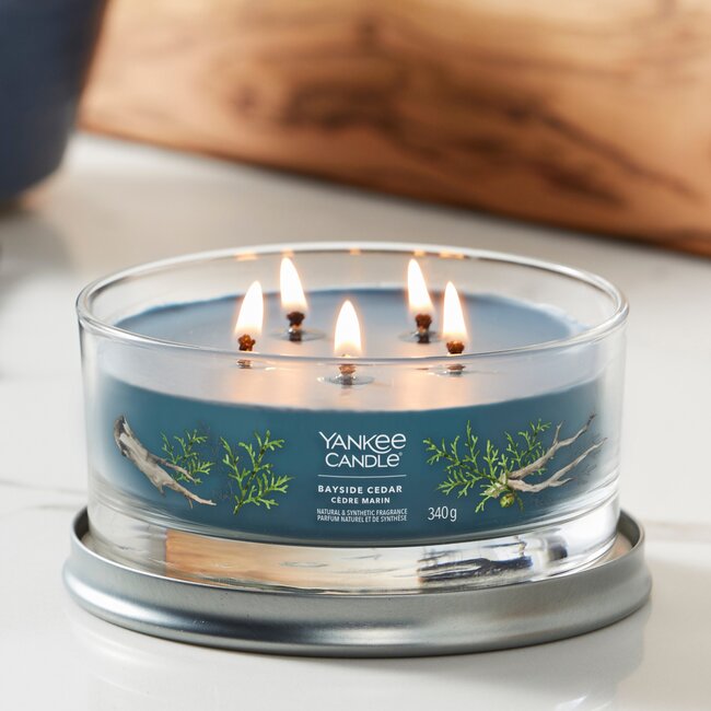 Yankee Candle Bayside Cedar - Signature 5-wick Tumbler