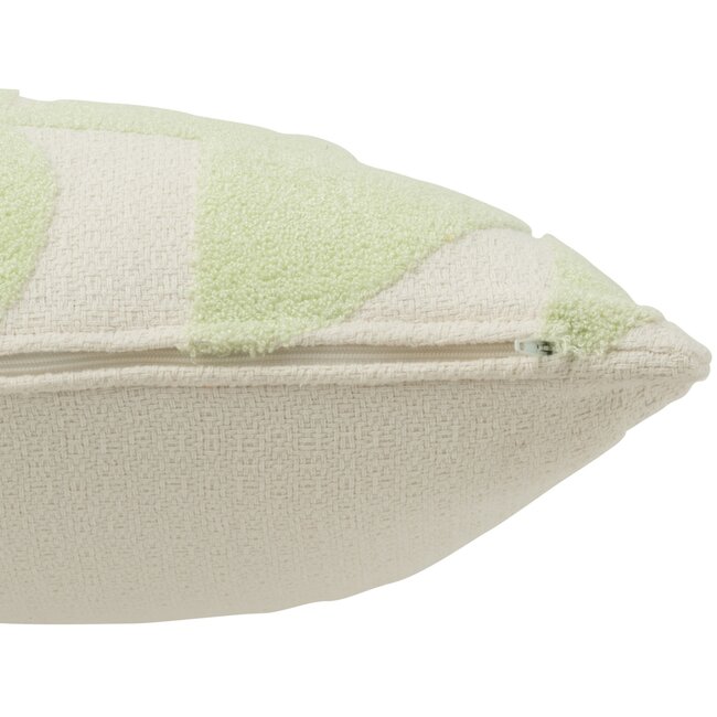 J-Line Kussen - Geo Lichtgroen