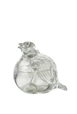 J-Line Decoratie - Vogeltje Glas