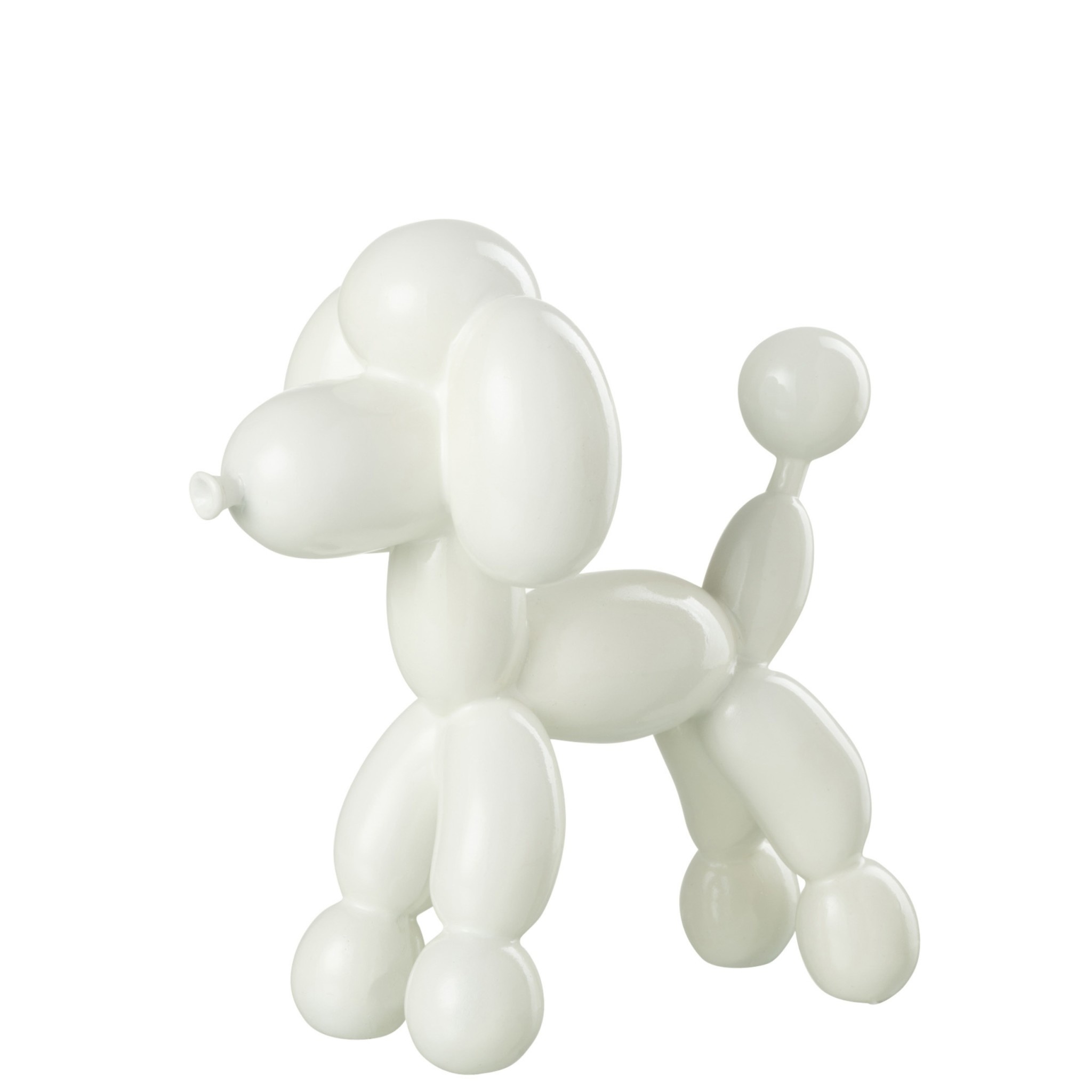 onder Naar boven knijpen J-Line - Decoratie - Balloon Dog Wit | Bizou - Bizou