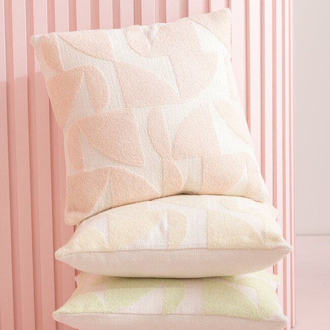 J-Line Kussen - Geo Lichtgeel