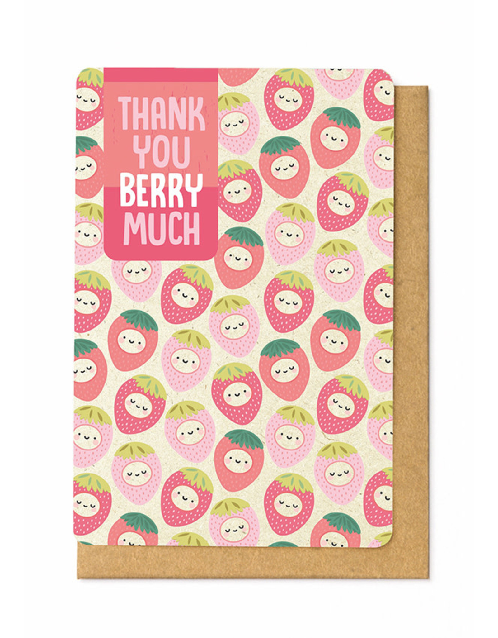 Enfant Terrible Wenskaart - Thank You Berry Much