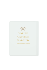 Hearts Design Wenskaart - You're getting Married