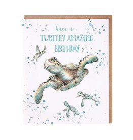 Wrendale Wenskaart - Have a Turtley amazing Birthday