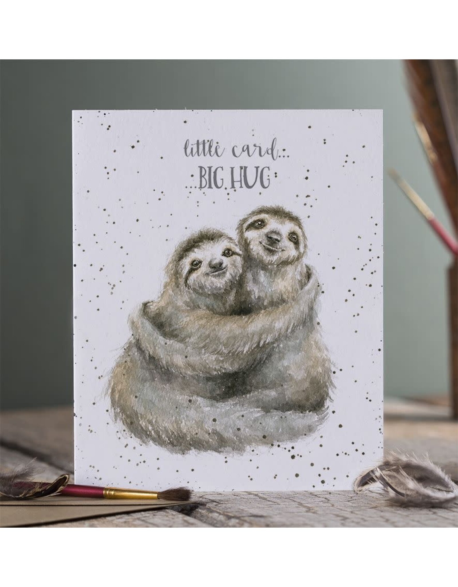 Wrendale Wenskaart - Little Card, Big Hug