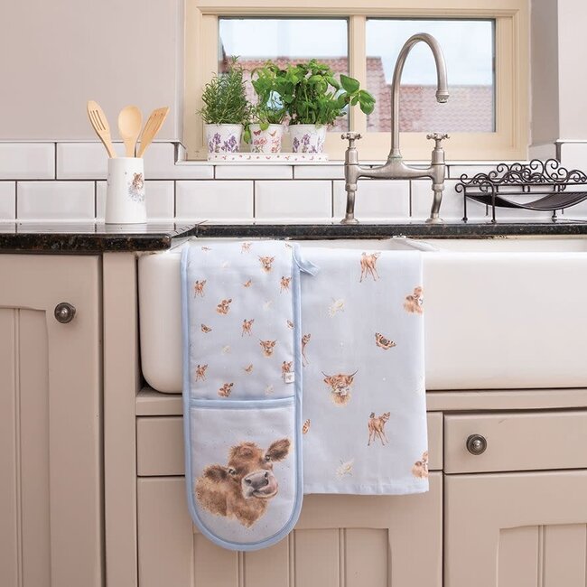 Wrendale Dubbele ovenwant - Farmyard Friends