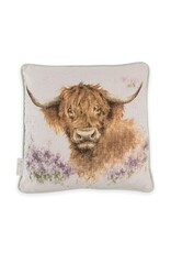 Wrendale Kussen - Highland Cow 40cm