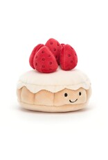 Jellycat Knuffel - Pretty Patisserie - Tarte aux Fraises