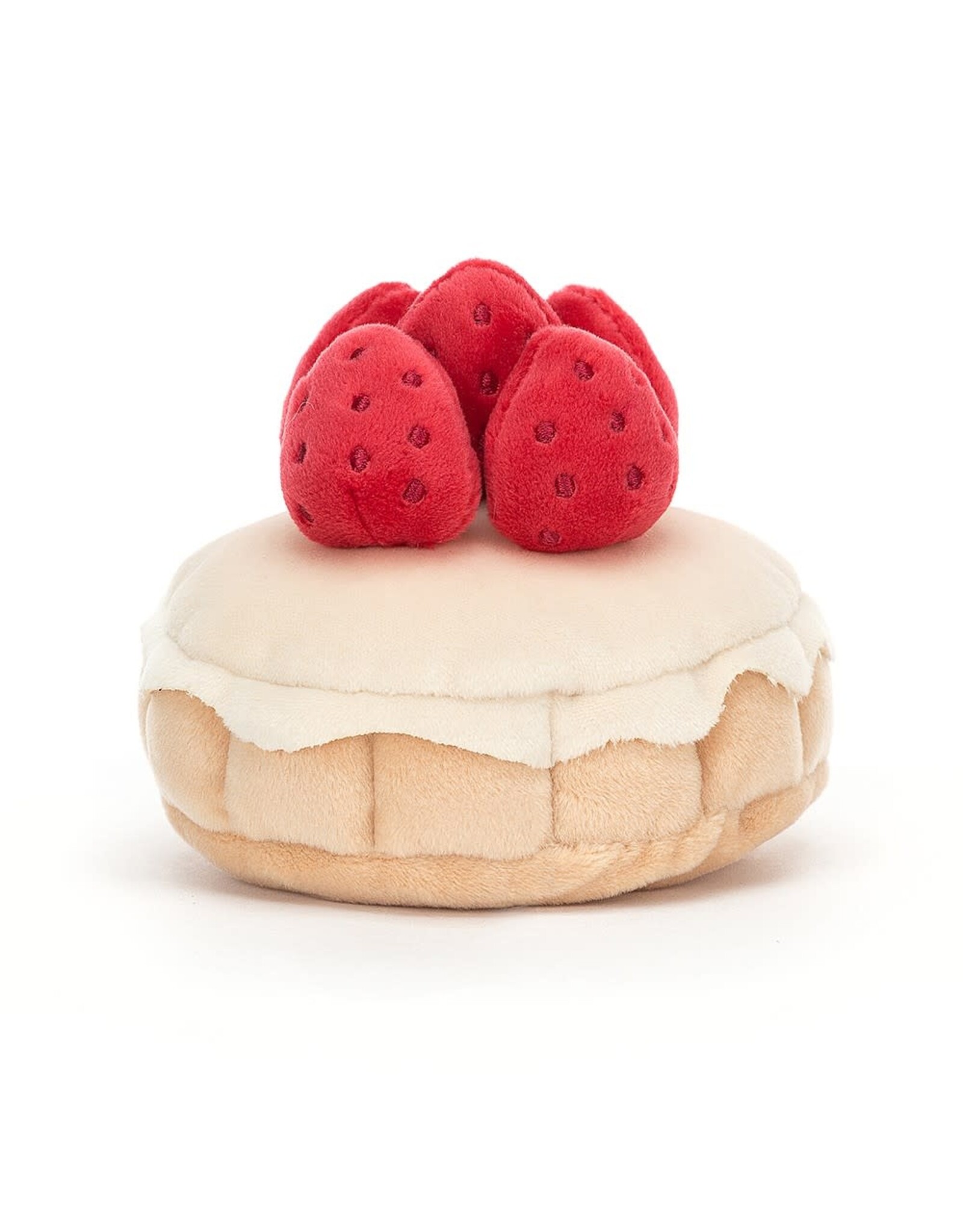 Jellycat Knuffel - Pretty Patisserie - Tarte aux Fraises