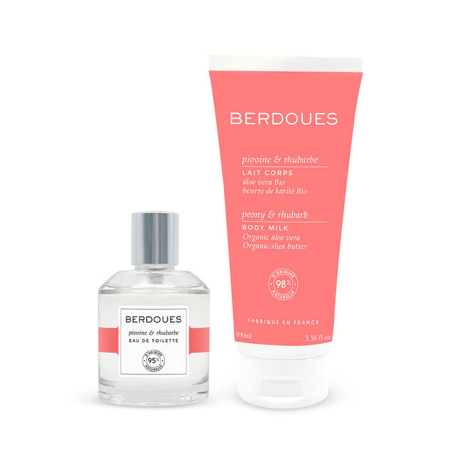 Berdoues 1902 - Giftset - Pivoine &  Rhubarbe
