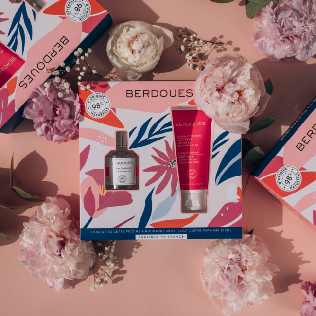 Berdoues 1902 - Giftset - Pivoine &  Rhubarbe