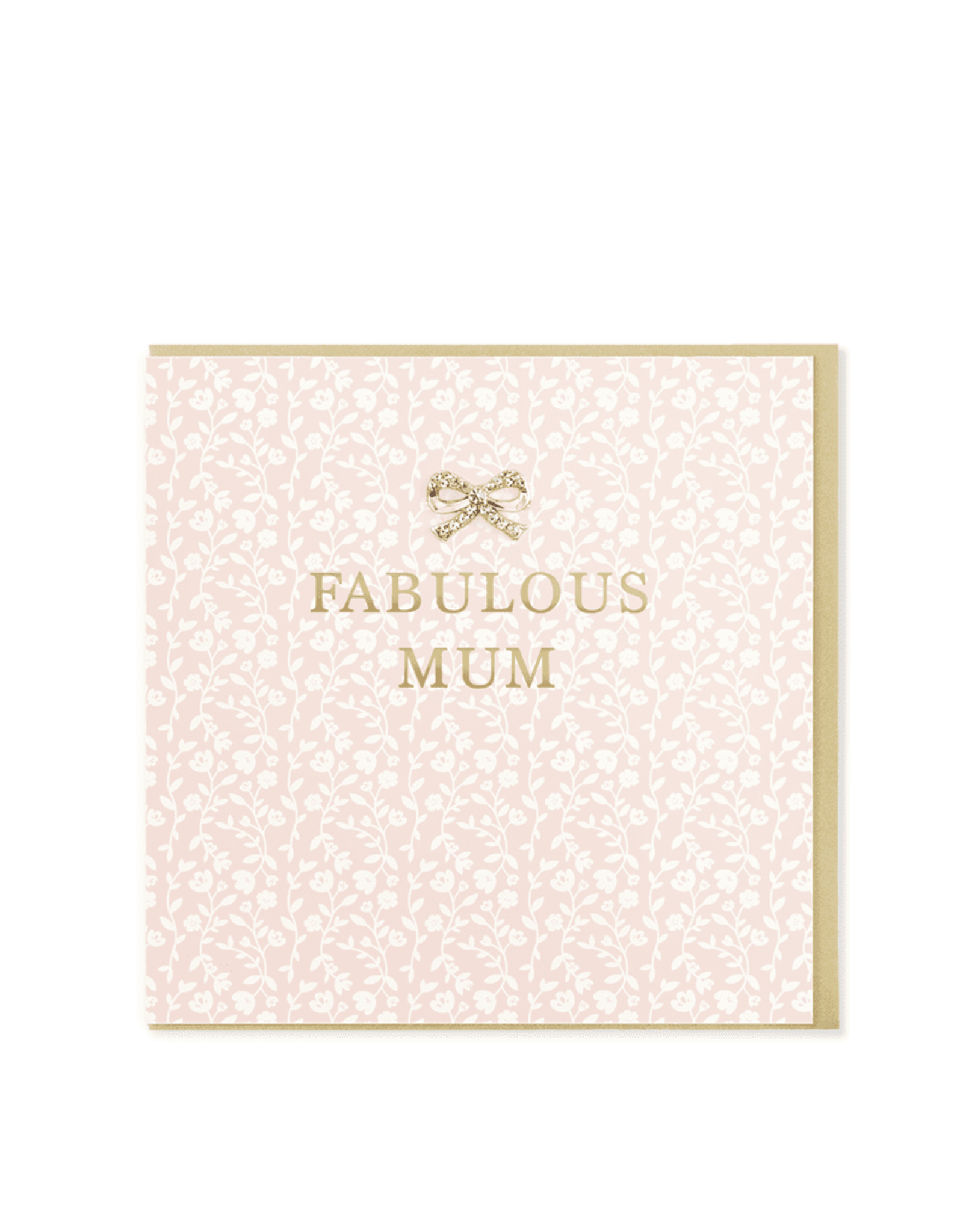 Hearts Design Wenskaart - Fabulous Mum