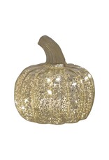 Seasonal Gift Co Decoratie LED - Pompoen Zilver