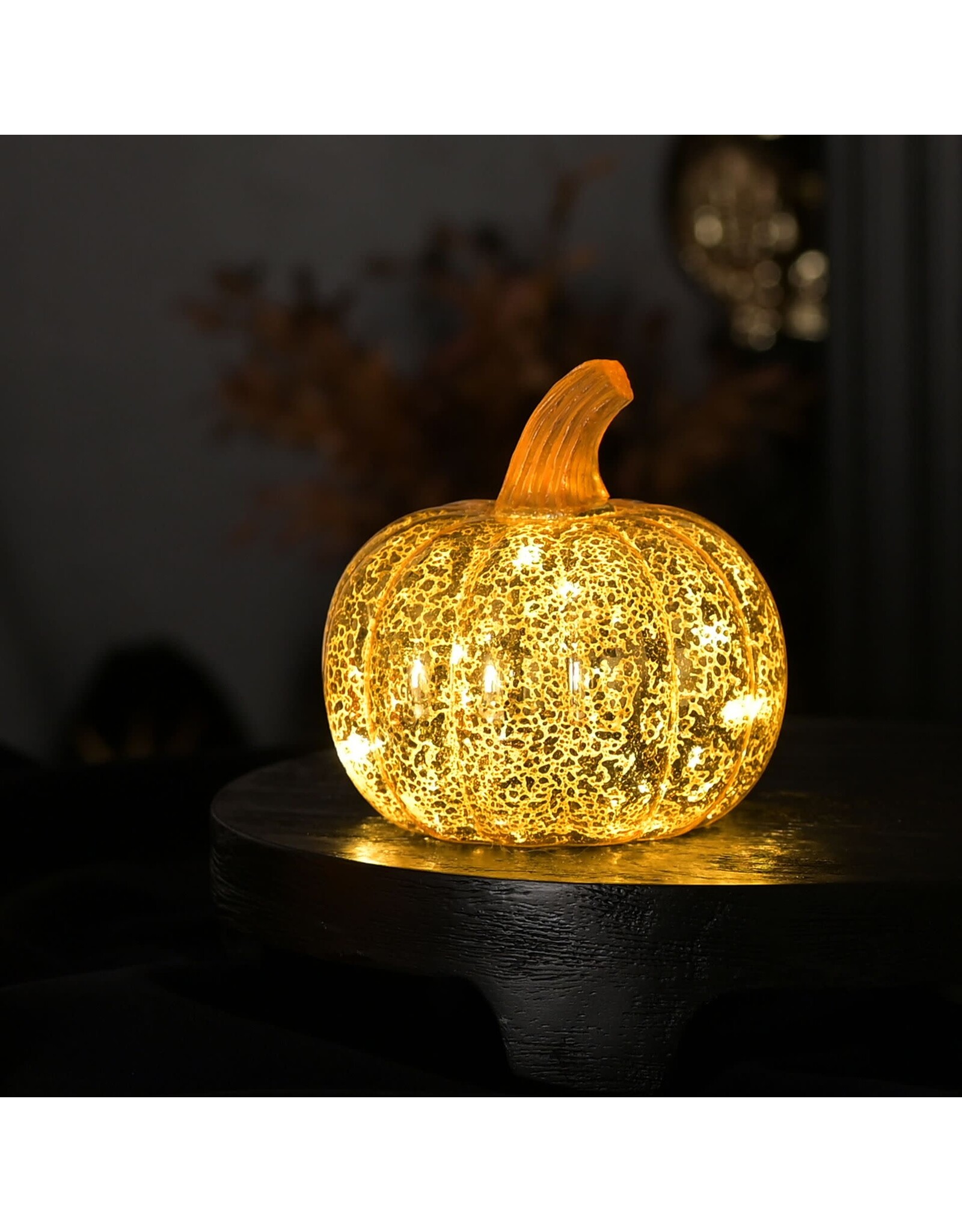 Seasonal Gift Co Decoratie LED - Pompoen Goud