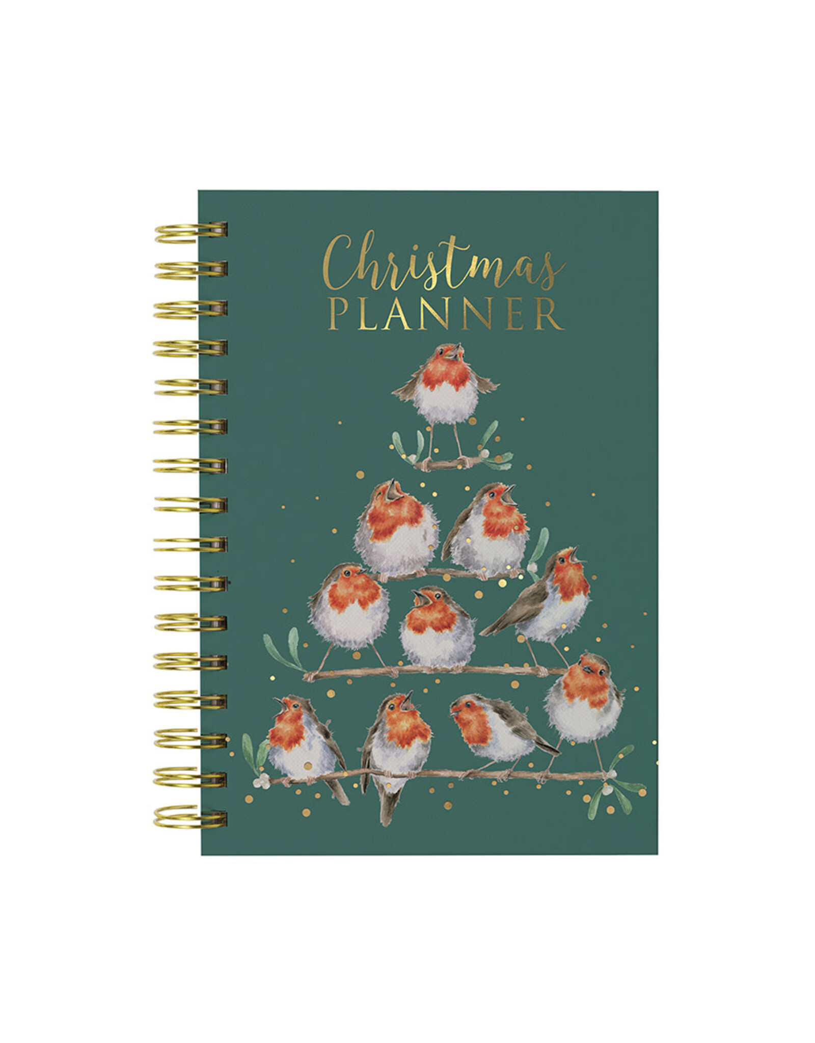 Wrendale Christmas Planner - Rockin' Robins