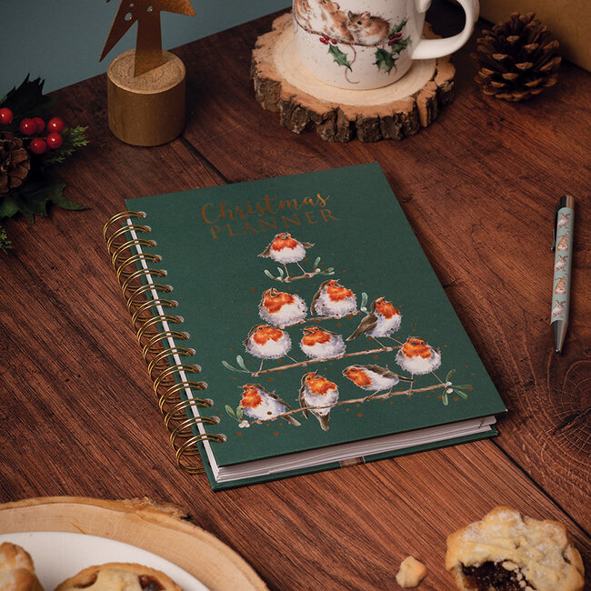 Wrendale Christmas Planner - Rockin' Robins