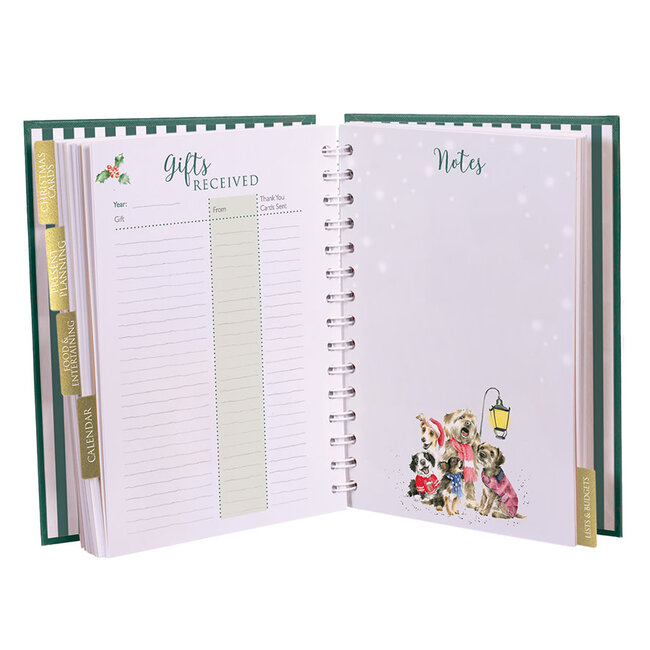 Wrendale Christmas Planner - Rockin' Robins