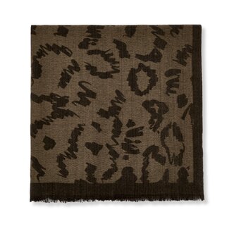 Katie Loxton Sjaal - Large Leopard Mink