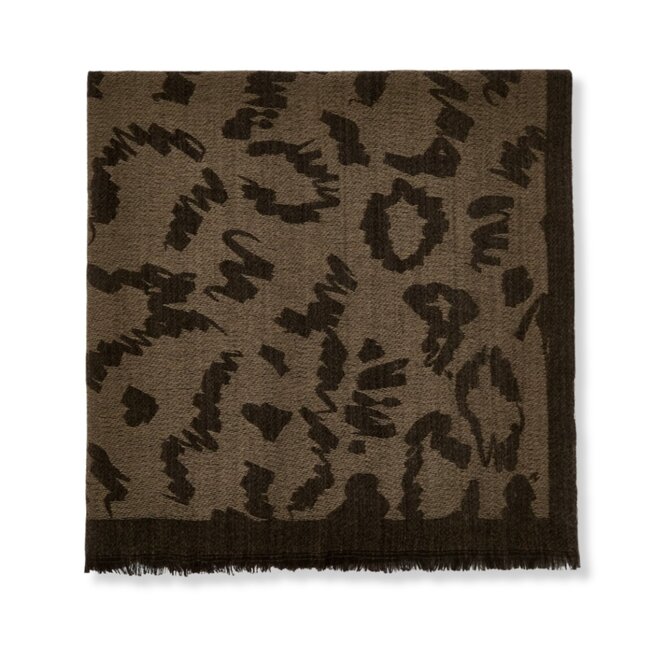 Katie Loxton Sjaal - Large Leopard Mink