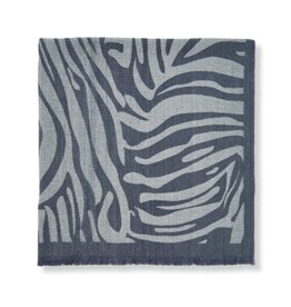 Katie Loxton Sjaal - Zebra Navy/Cool grey