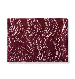 Katie Loxton Sjaal - Waved Dot Burgundy