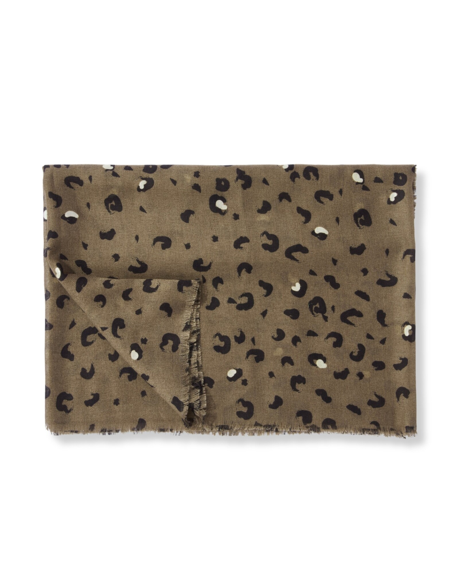 Katie Loxton Sjaal - Leopard Brush Stroke Mink