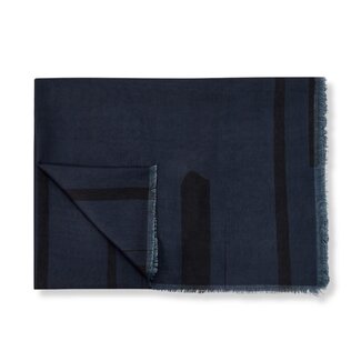 Katie Loxton Sjaal - Dashed Line Navy