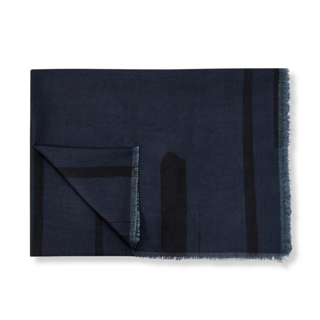 Katie Loxton Sjaal - Dashed Line Navy