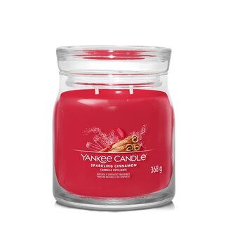 Yankee Candle Sparkling Cinnamon  - Signature Medium Jar