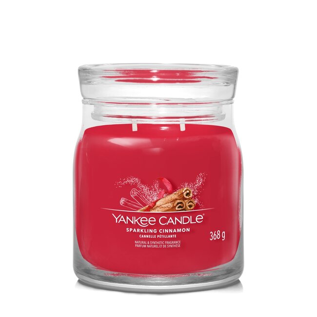 Yankee Candle Sparkling Cinnamon  - Signature Medium Jar