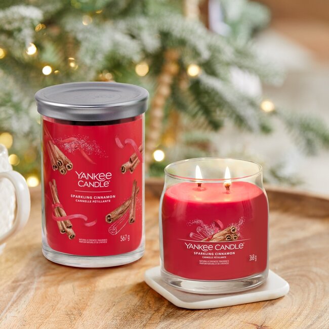 Yankee Candle Sparkling Cinnamon  - Signature Medium Jar