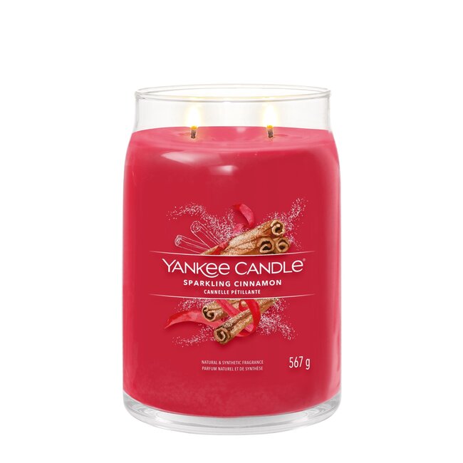 Yankee Candle Sparkling Cinnamon - Signature Large Jar
