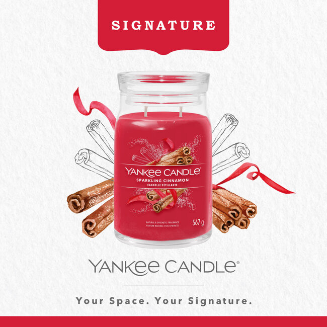 Yankee Candle Sparkling Cinnamon - Signature Large Jar
