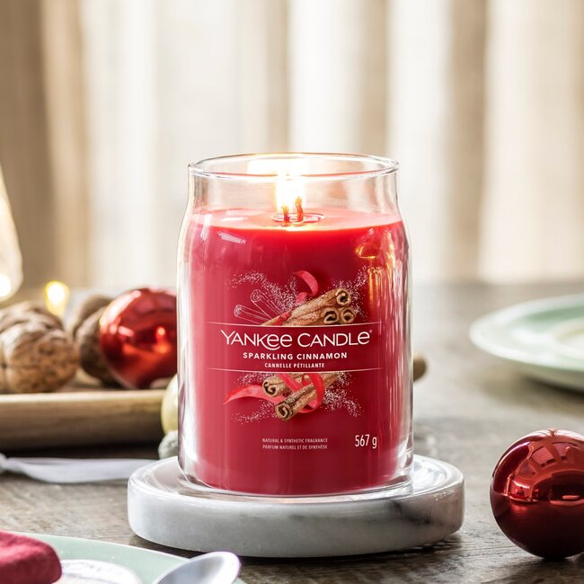 Yankee Candle Sparkling Cinnamon - Signature Large Jar