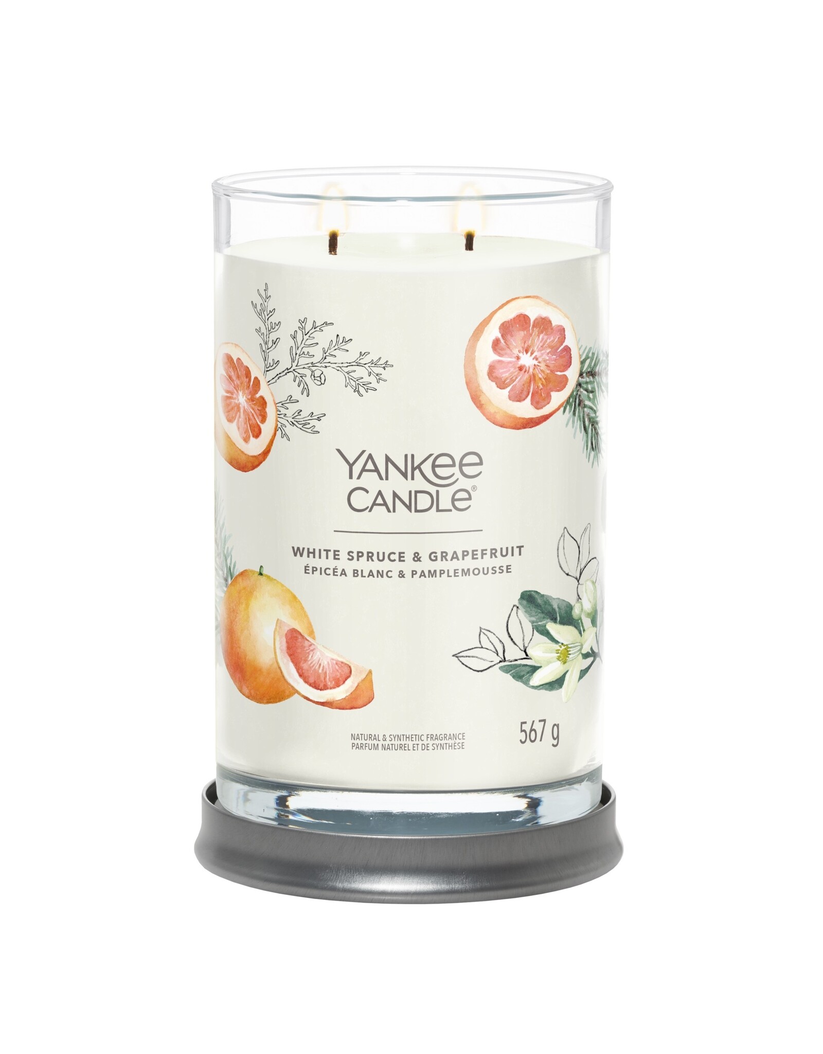 Yankee Candle White Spruce & Grapefruit - Signature Large Tumbler