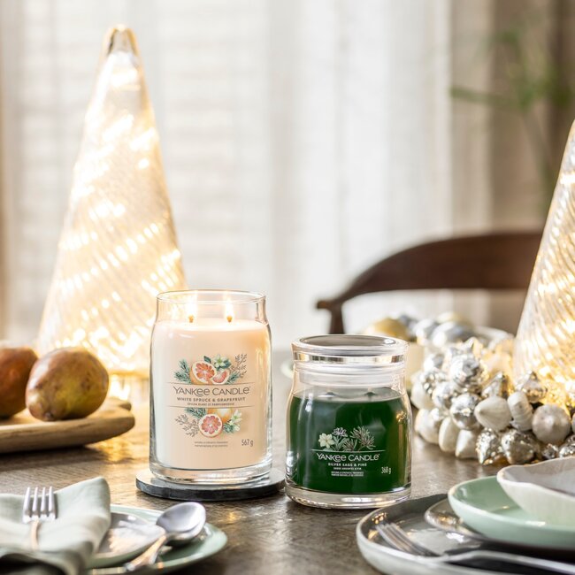 Yankee Candle White Spruce & Grapefruit - Signature Large Jar