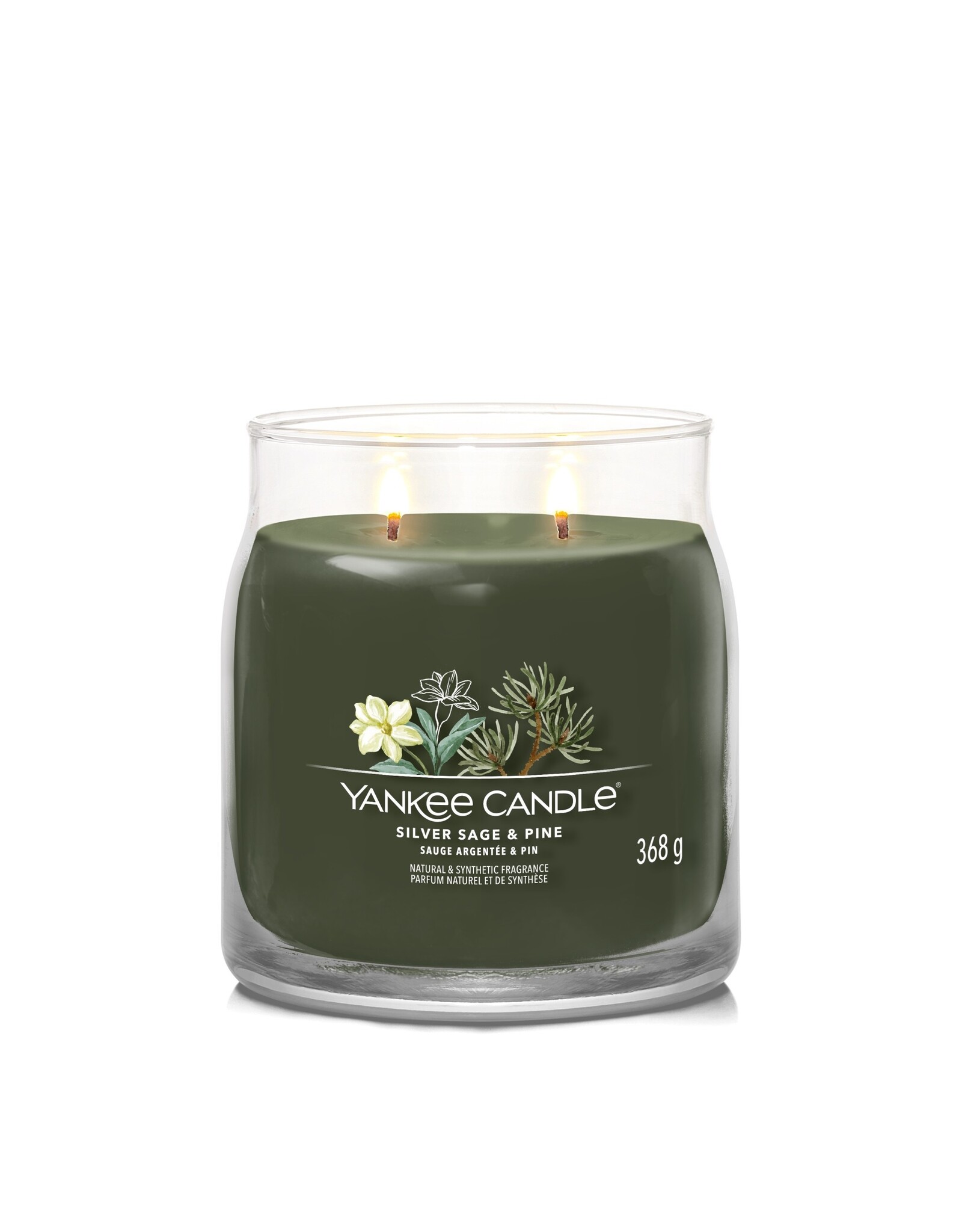 Yankee Candle Silver Sage & Pine  - Signature Medium Jar