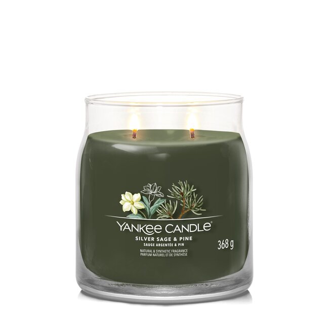 Yankee Candle Silver Sage & Pine  - Signature Medium Jar