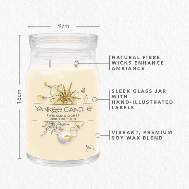 Yankee Candle Twinkling Lights - Signature Large Jar