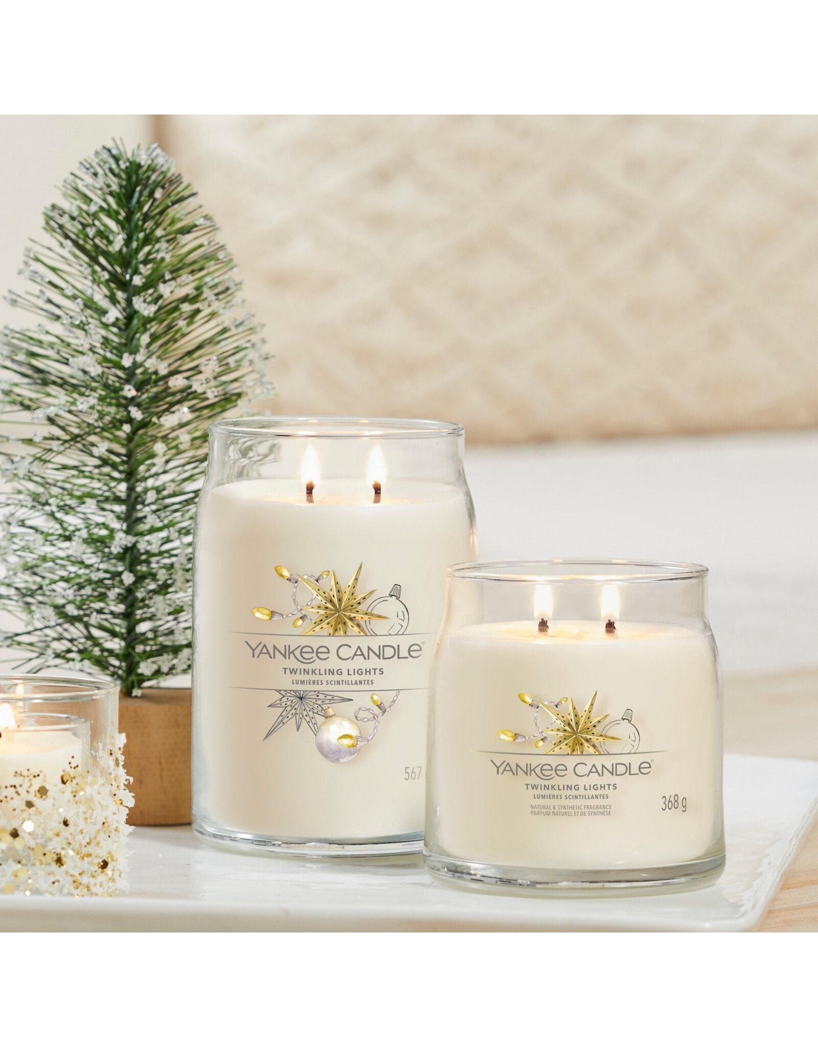 Yankee Candle Twinkling Lights Signature Large Jar Bizou Bizou
