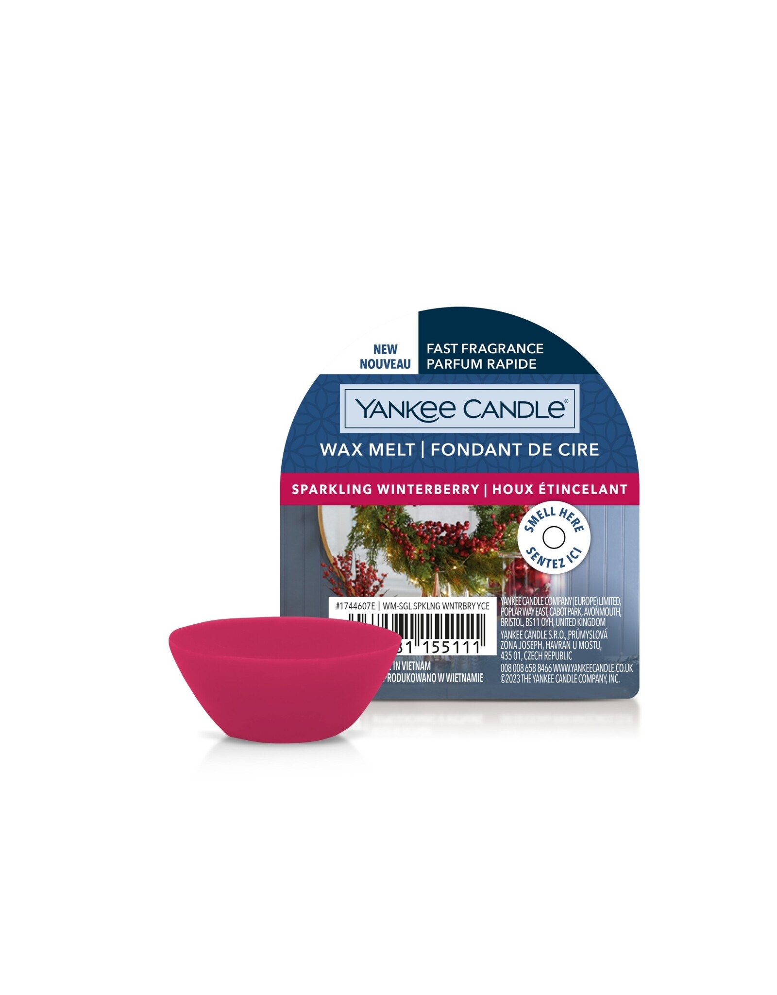 Yankee Candle Sparkling Winterberry - Wax Melt
